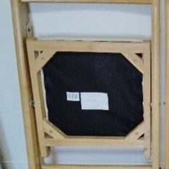 木製　折りたたみ椅子　一脚の画像