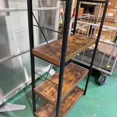 ニトリ 
 ブックシェルフ(N ステイン 60 BR)幅60×奥行29×高さ108cmの画像