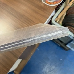 アクリル板　やや傷有り　62ｘ24.5　厚さ4ｍｍ　13枚の画像