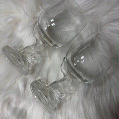 SUPER NIKKA 神話のグラス　アンティーク　アトラス　2個セット　昭和レトロ品の画像