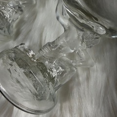 SUPER NIKKA 神話のグラス　アンティーク　アトラス　2個セット　昭和レトロ品の画像