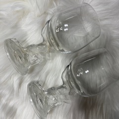 SUPER NIKKA 神話のグラス　アンティーク　アトラス　2個セット　昭和レトロ品の画像