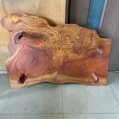 ☆カケ有り☆　飾り台　花台　一枚板　DIYやリメイクの材料にの画像