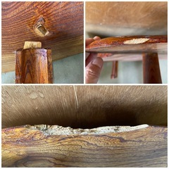 ☆カケ有り☆　飾り台　花台　一枚板　DIYやリメイクの材料にの画像