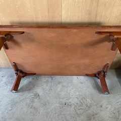 座卓　折りたたみローテーブル　中古品の画像