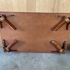 座卓　折りたたみローテーブル　中古品の画像