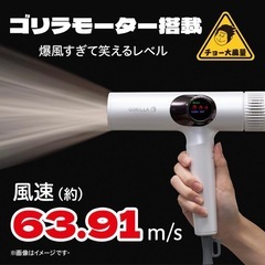 ドライヤー　ゴリラのひとふき　の画像