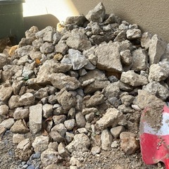 掘り出した石もらってくださいの画像