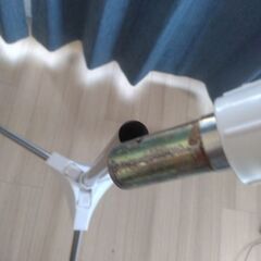 二段式回転物干しハンガー ホワイトの画像