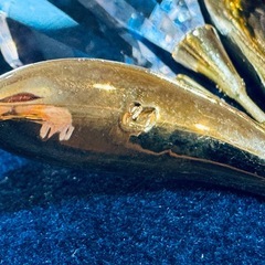 D8012【スワロフスキー】フラワーブローチ ビンテージバングル(旧ロゴ) セットの画像