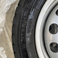 スタッドレスタイヤ　ホイールセット　4本　155 65 R14 　ダンロップ　ウインターマックスの画像