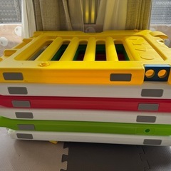 【中古ベビーサークル】はらぺこあおむしの画像