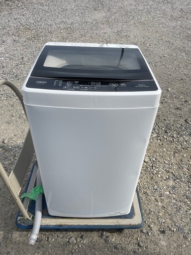 風乾燥機能付き　22年製　アクア　5.0kg　洗濯機