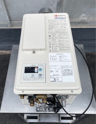 【動確済み】2020年 ノーリツ 業務用 ガス給湯器 GQ-C2422WZD-FH 24号 都市ガス 単相 100V 屋内壁掛用 ecoジョーズ エコジョーズ 大阪