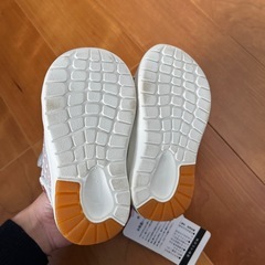 13.0 幅広　スニーカー　グレー　女の子　可愛い　アニマルの画像