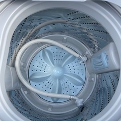 風乾燥機能付き　ハイセンス 21年製　4.5kg の画像