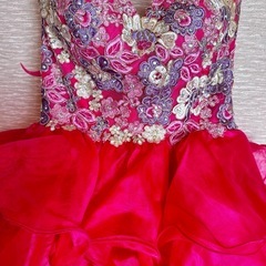 ドレス　ローズピンクの画像