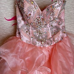 ドレス　ピンクの画像