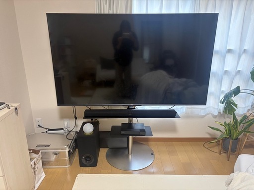 65インチ　ハイセンス　液晶テレビ　テレビスタンド　セット