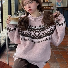 【新品未使用未開封】GRL ピンクニットの画像