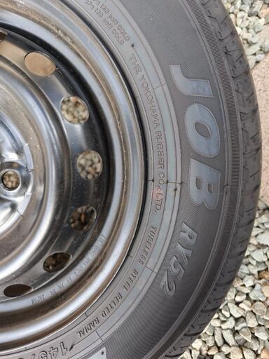nvan 純正タイヤホイールセット+ナット 24年48週製造
