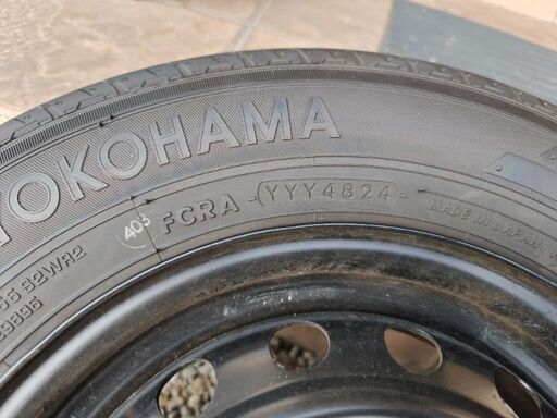 nvan 純正タイヤホイールセット+ナット 24年48週製造