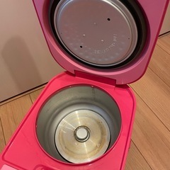【美品】説明書・付属品付き　TIGER tacook 炊飯器 ピンクの画像