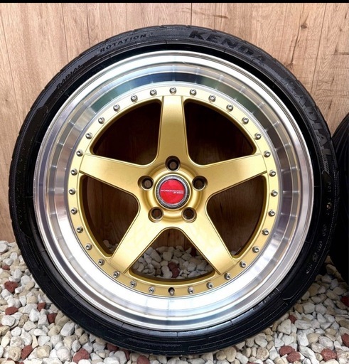 WORK ZISTANCE W5S風 ★18×9J・10J ★PCD114.3 ★オフ+10 ・ +15 ★4本セット