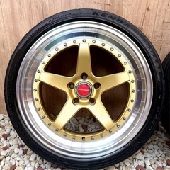 WORK ZISTANCE W5S風 ★18×9J・10J ★PCD114.3 ★オフ+10 ・ +15 ★4本セットの画像