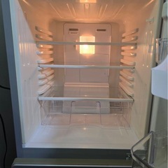 冷蔵庫　110L 色グレーの画像