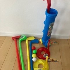 子供用　ゴルフセット　室内遊び　定価1,500円　知育玩具　の画像