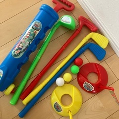 子供用　ゴルフセット　室内遊び　定価1,500円　知育玩具　の画像