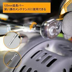 ソケットセット 12点組 クイック リリース ラチェット ハンドルの画像