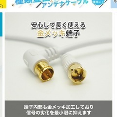 アンテナケーブル15m×2本の画像