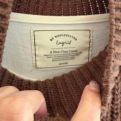 Ungrid アングリッド ニットドッキングワンピースの画像