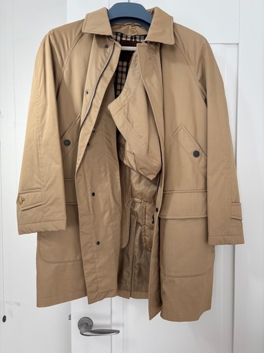【超美品・DAKS】ダウンライナー付きメンズコート