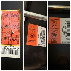 シートは綺麗　新生児から３.４歳頃までマキシコシチャイルドシート　ペブル  パール　　ファミリーフィックス　　の画像