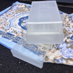 早い者勝ち　収納ケース2個セットの画像
