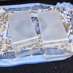 早い者勝ち　収納ケース2個セットの画像