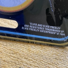 🇺🇸 アメリカ ヴィンテージ ELVIS エルヴィスプレスリー プレート ② 未開封の画像