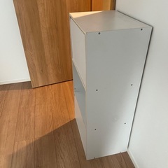 ホワイト　カラーボックス　3段の画像