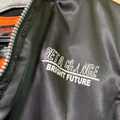 子供服 キッズ ボーイズ 男の子 ジャンパー ブラック 黒 160の画像