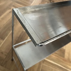 調味料ラック　二段　コンロ裏ラック　卓上ラックの画像