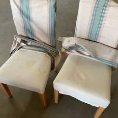 椅子2脚の画像