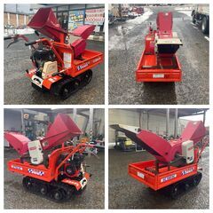 【売切御免！】1066 鳥取県発 佐藤製作所 クローラ 運搬車 [ SC156DC ] 農用裁断機搭載 現状販売 広島 岡山 島根 兵庫 あぐり家鳥取中央店の画像