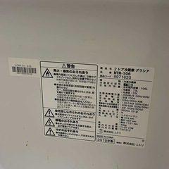 冷蔵庫106Lと冷蔵庫447L の画像