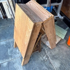 手作り立て看板の画像