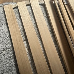 すのこマット　シングル　折りたたみの画像