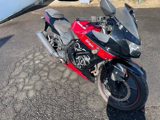 ?️バイク カワサキ Ninja 250R 福島県福島市引き取り 書類あり 実動 