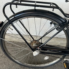 １Ｊ３０　　ホームサイクル　２７サイズ　３段変速オートライト付き　★後タイヤ、サドルが新品ですの画像